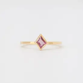 0.50 ct Pink Sapphire Mosaic Stack Ring