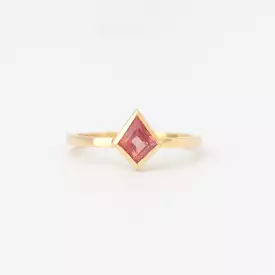 0.60 ct Pink Sapphire Mosaic Stack Ring