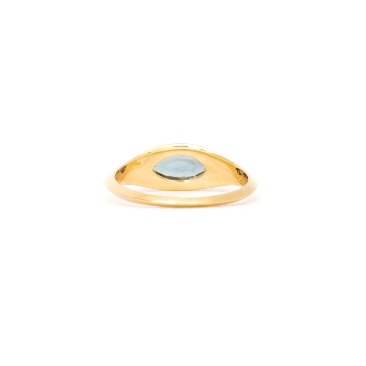 0.96 ct Marquise Sapphire Solo Signet No. 24