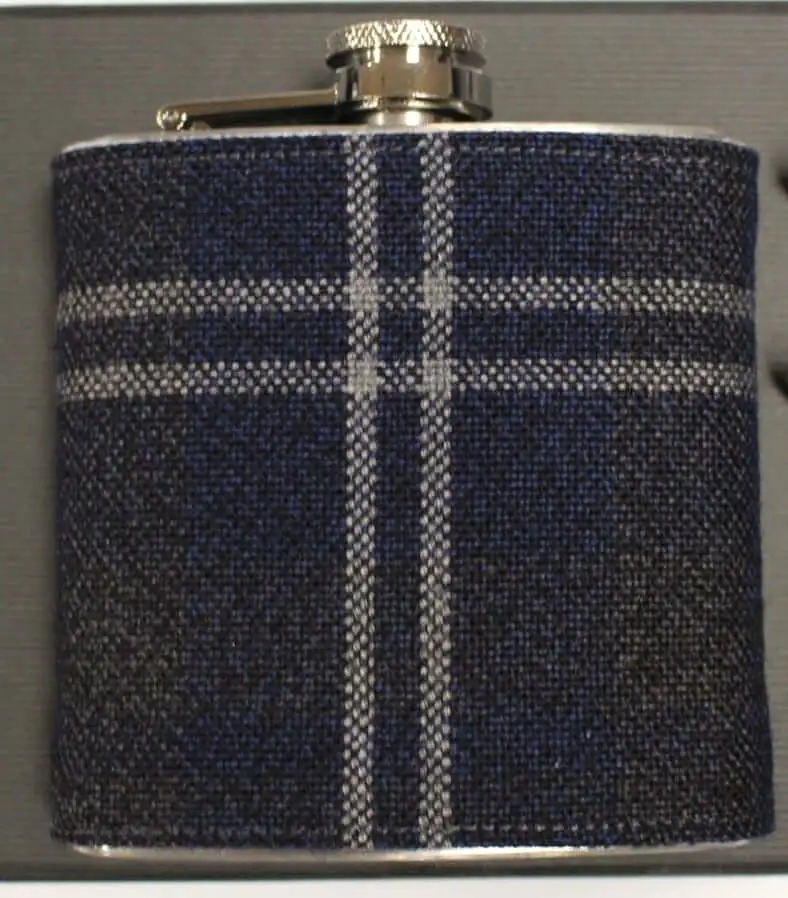 6oz Tartan Hip Flask - Made in tartan of your choice