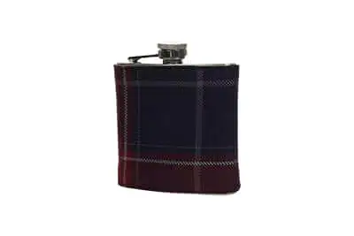 6oz Tartan Hip Flask - Made in tartan of your choice