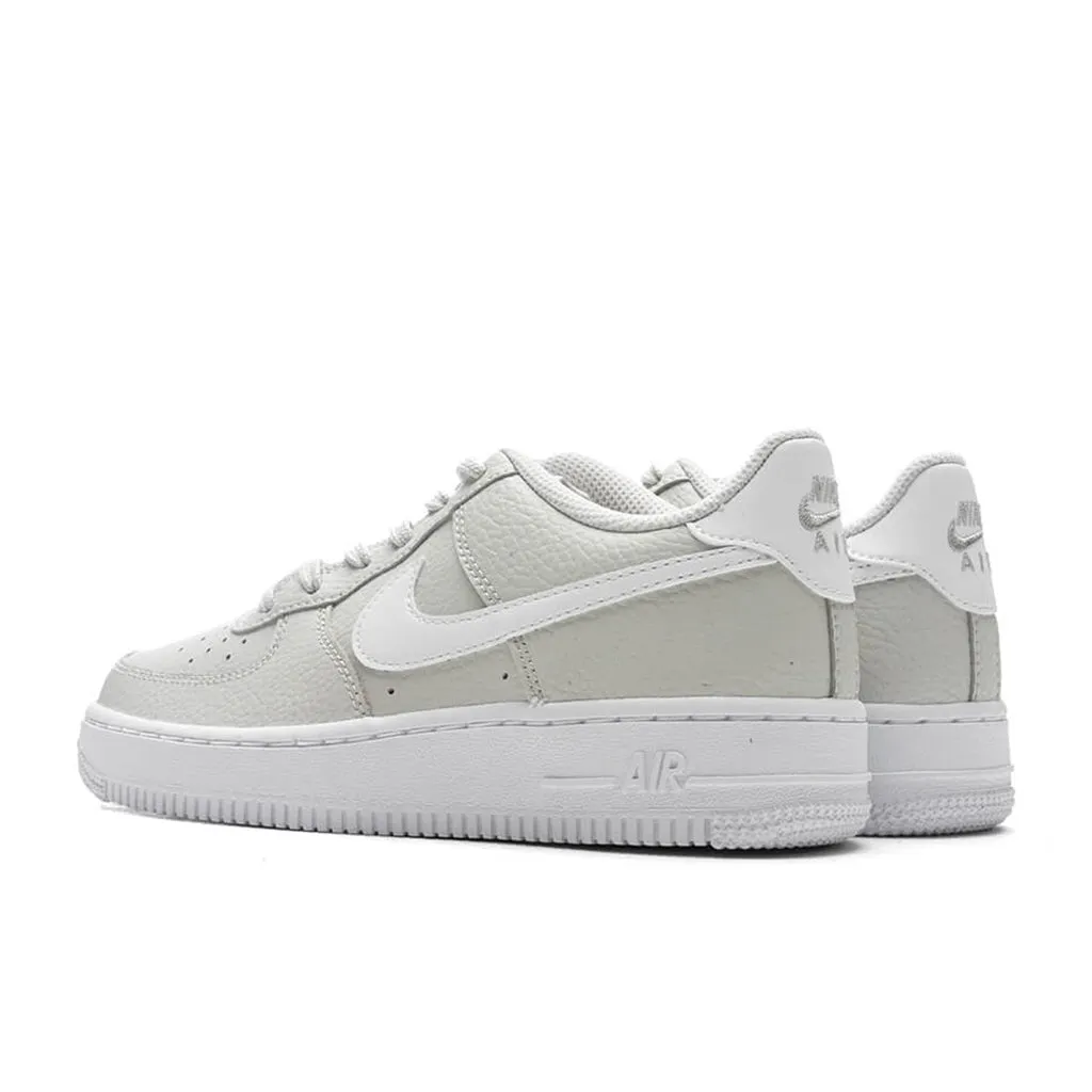 Air Force 1 (GS) - Light Bone/White