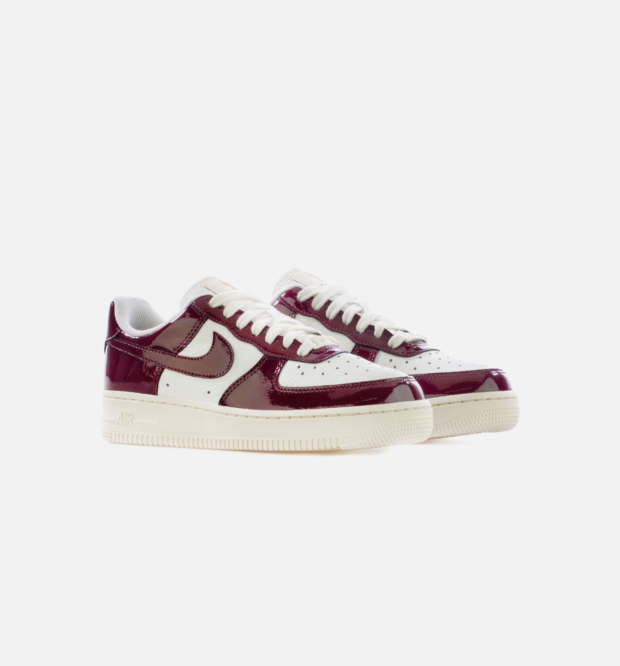 Air Force 1 Low Dark Beetroot Womens Lifestyle Shoe - Sail/Beetroot