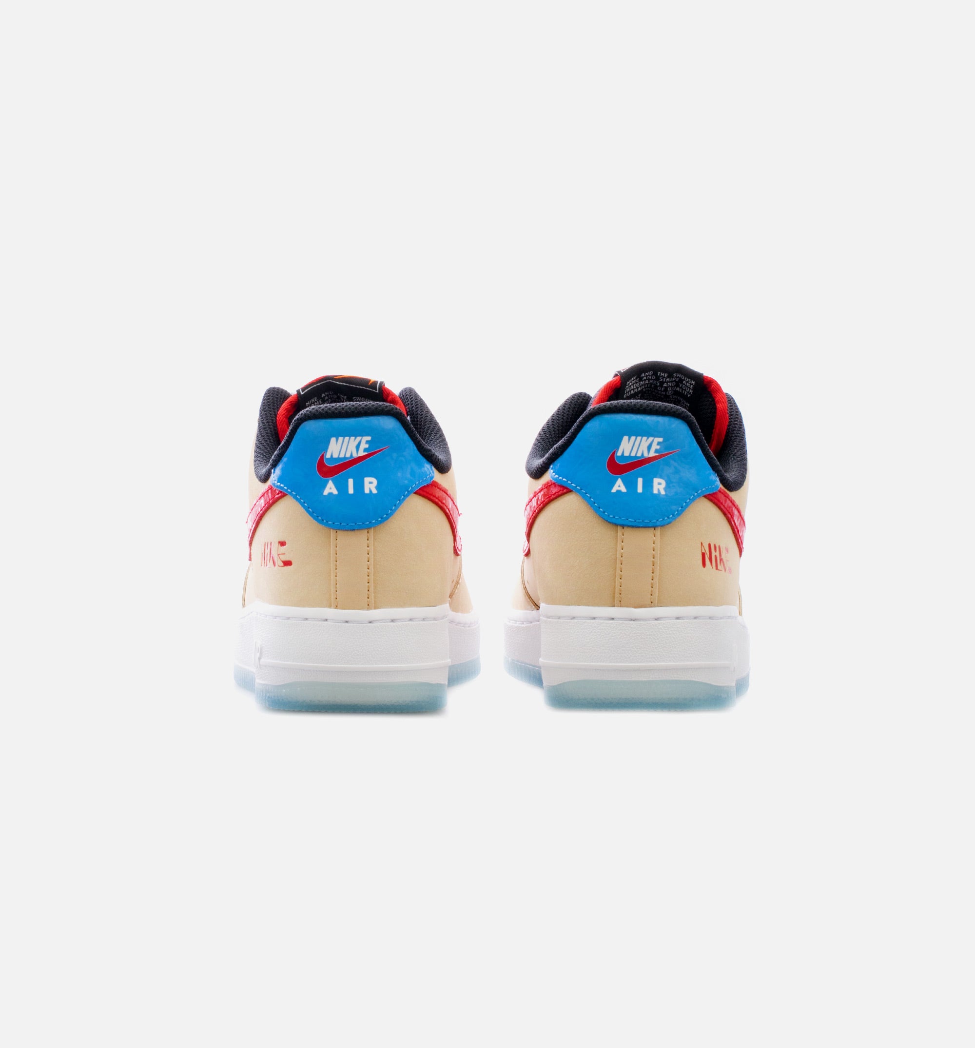 Air Force 1 Low Satellite Mens Lifestyle Shoe - Beige/Red