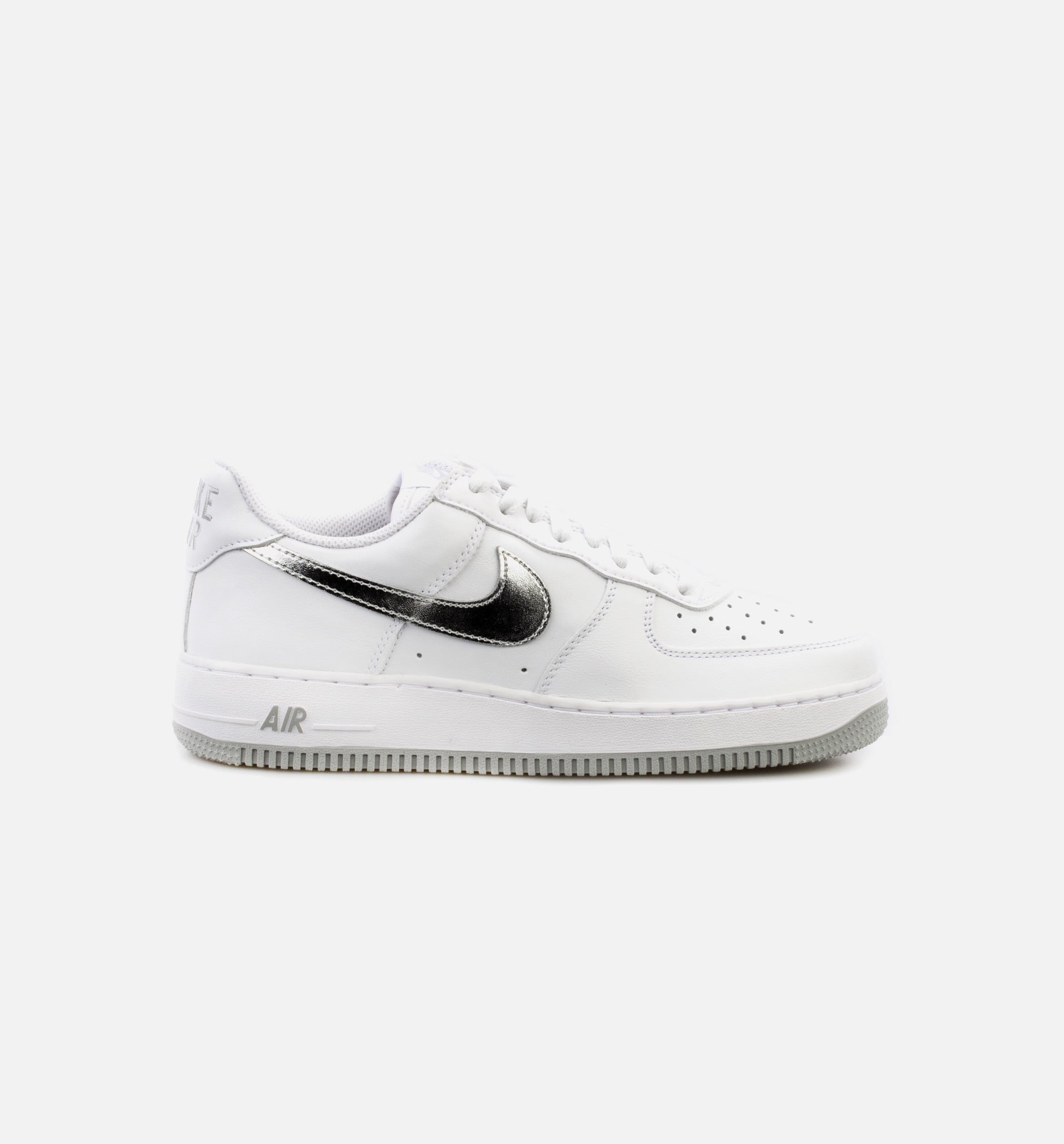 Air Force 1 Low Silver Swoosh Mens Lifestyle Shoe - White