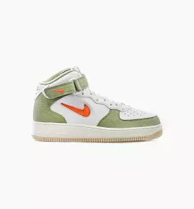 Air Force 1 Mid '07 Mens Lifestyle Shoe - Green/Orange