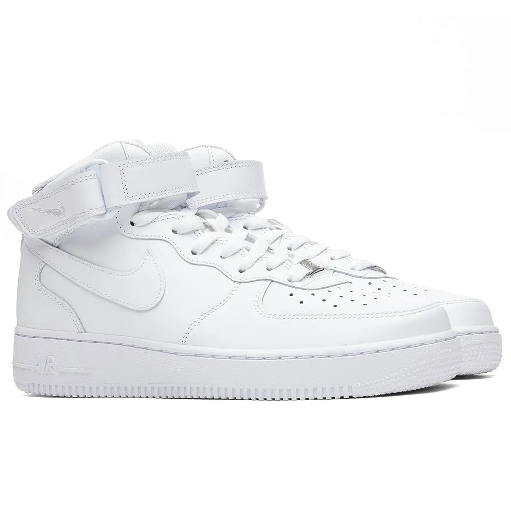 Air Force 1 Mid '07 - Triple White