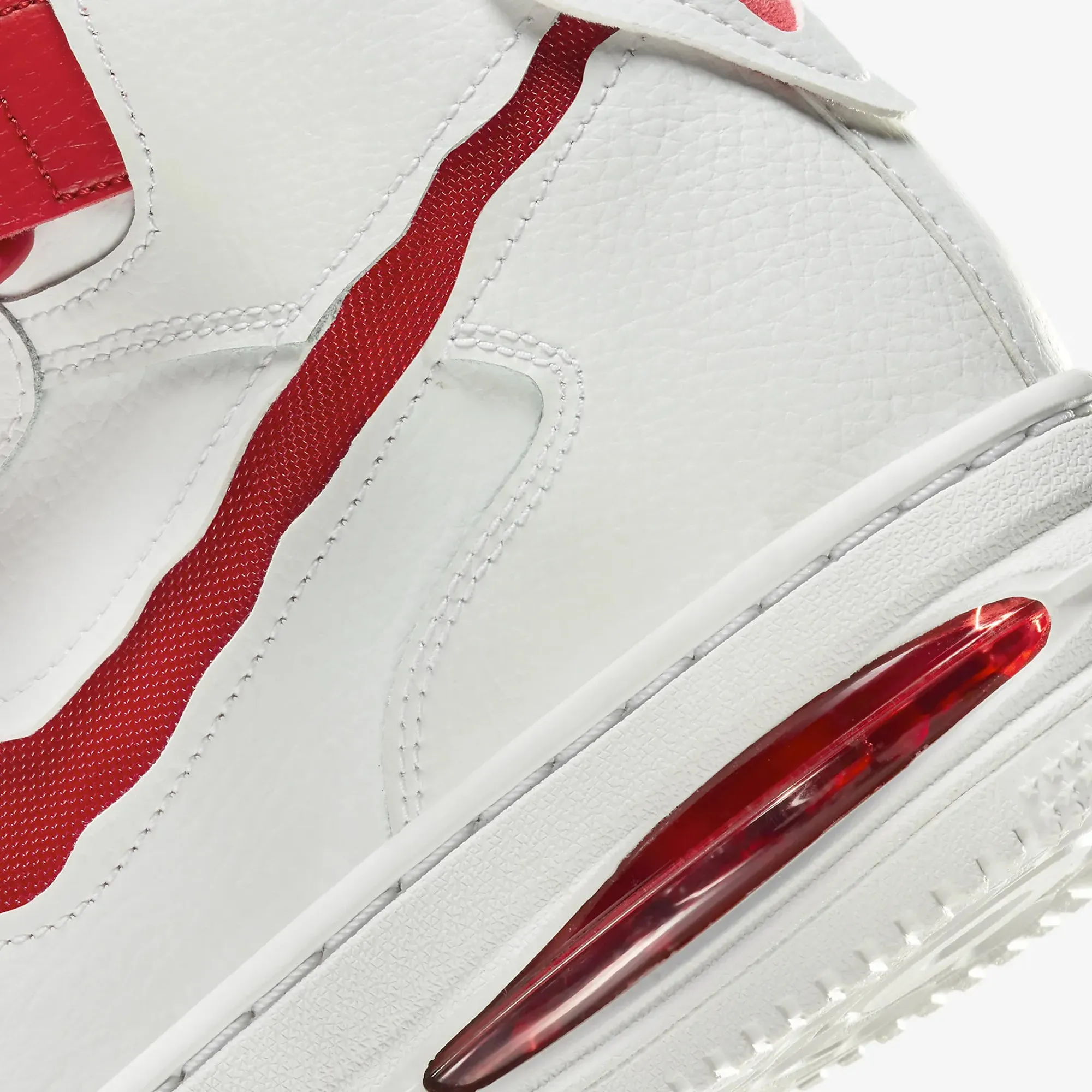 AIR FORCE 1 MID EVO 'SUMMIT WHITE/UNIVERSITY RED-SUMMIT WHITE'