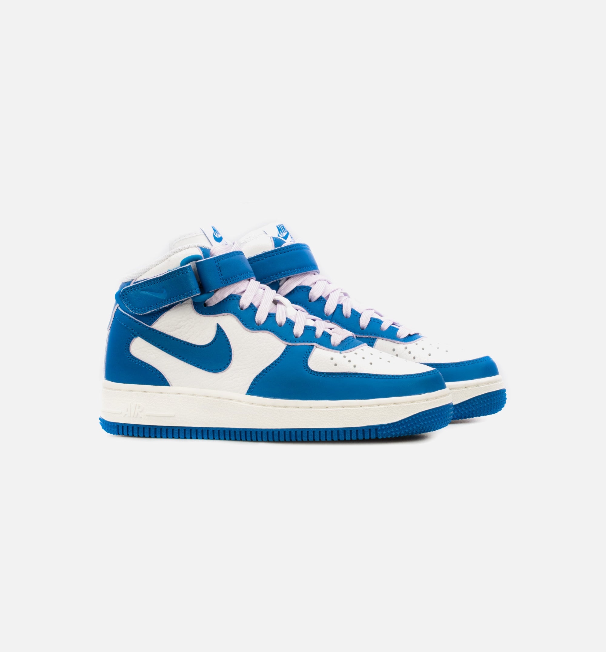 Air Force 1 Mid Womens Lifestyle Shoe - Blue/White