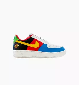 Air Force 1 UNO Preschool Lifestyle Shoe - Black/Red/Multi Free Shipping