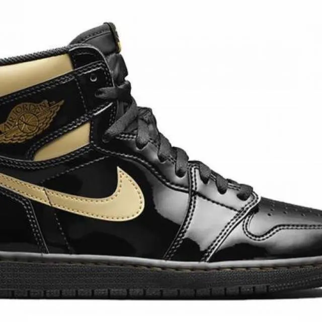 Air jordan 1 high og black metallic gold gs