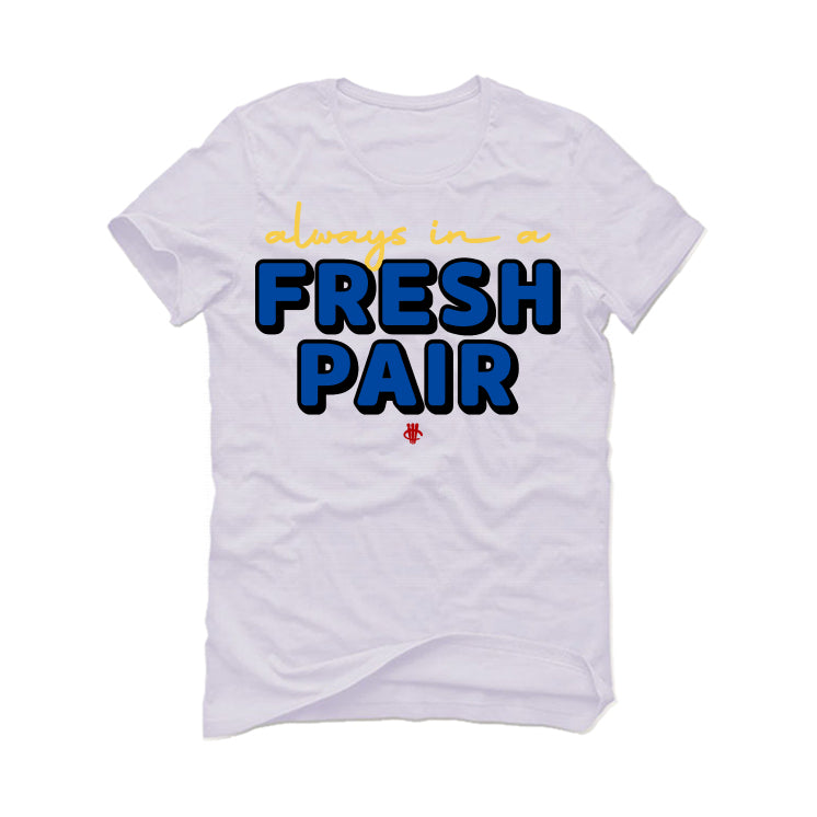 Air Jordan 1 High OG WMNS “Reverse Laney” White T-Shirt (Fresh Pair)