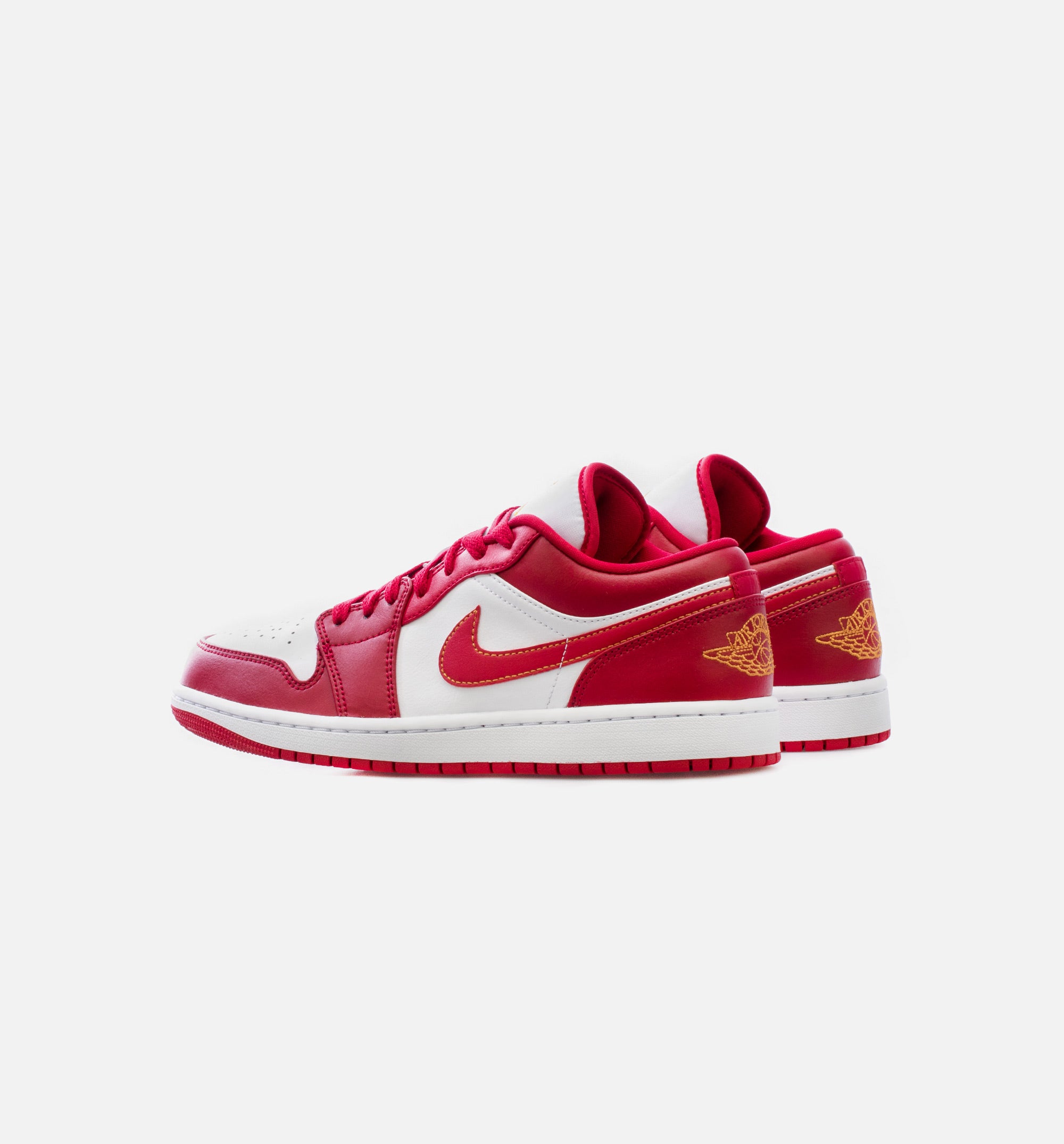 Air Jordan 1 Low Cardinal Mens Lifestyle Shoe - Red/White