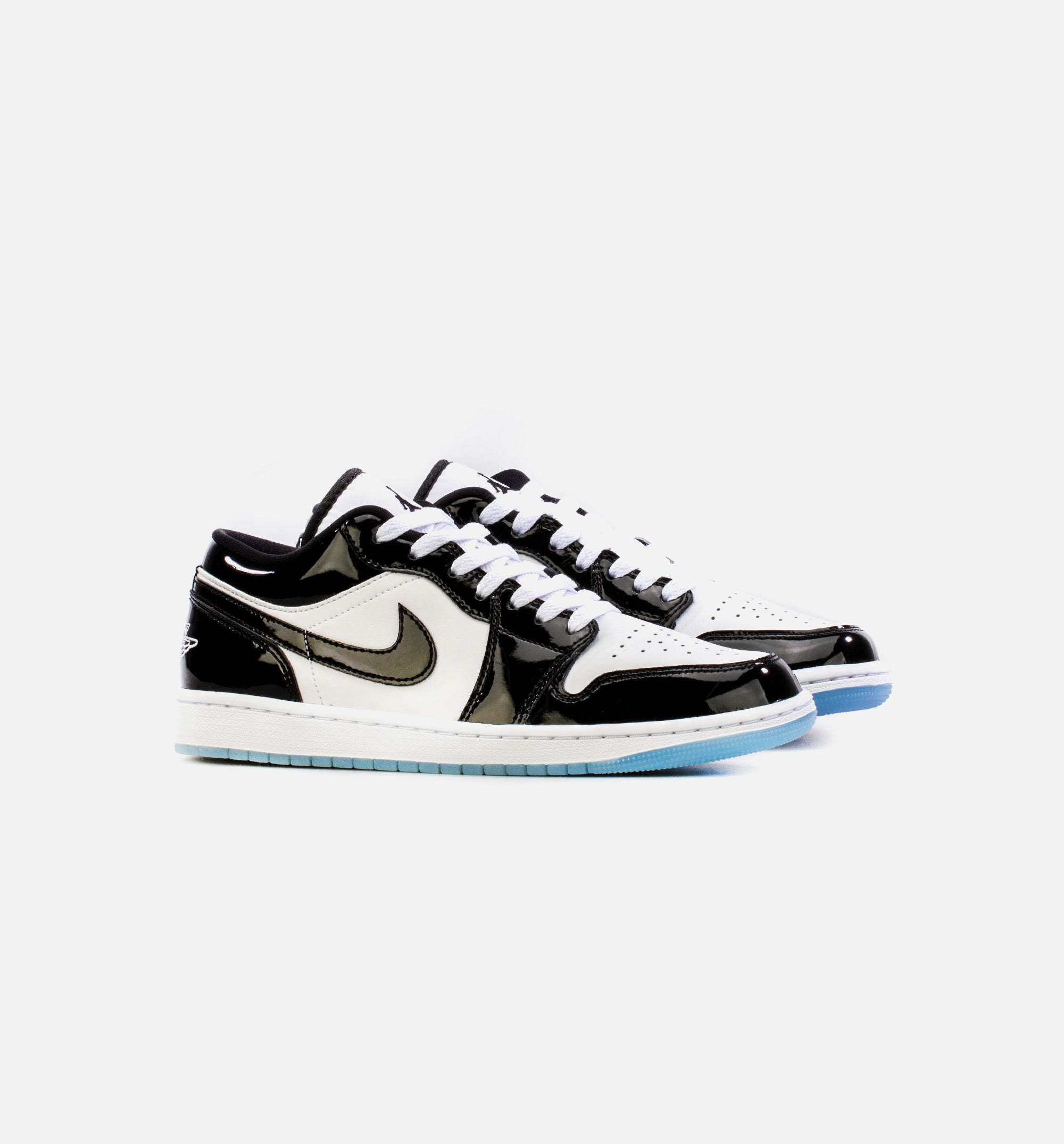 Air Jordan 1 Low Concord Mens Lifestyle Shoe - White/Black Limit One Per Customer