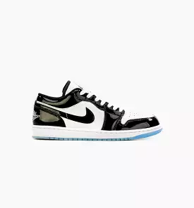 Air Jordan 1 Low Concord Mens Lifestyle Shoe - White/Black Limit One Per Customer