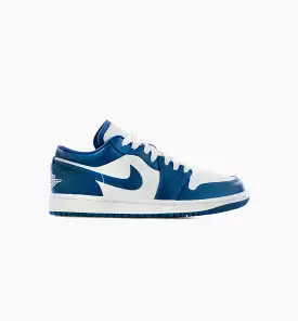 Air Jordan 1 Low Marina Blue Womens Lifestyle Shoe - Marina Blue Limit One Per Customer