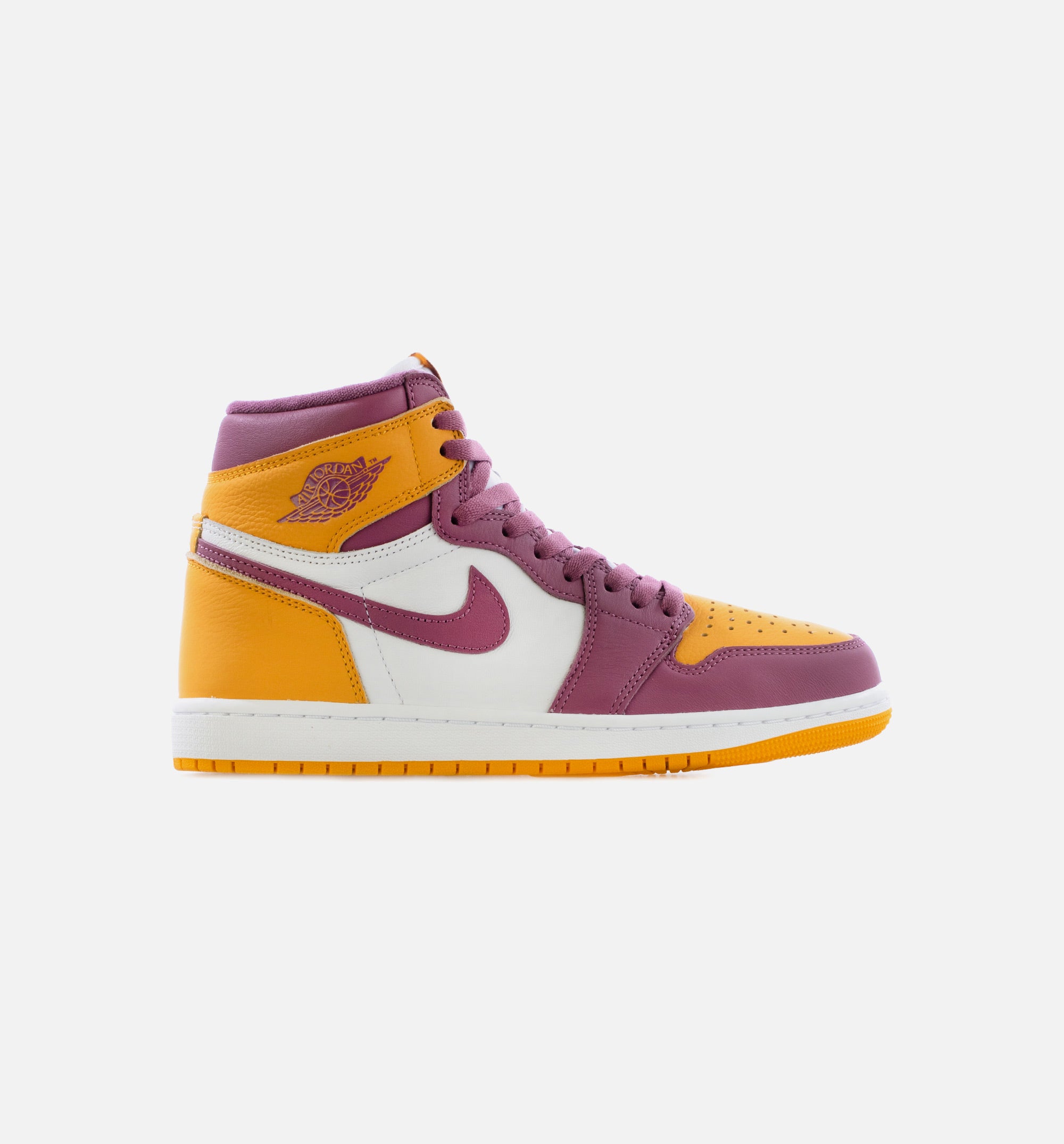 Air Jordan 1 Retro High OG Brotherhood Mens Lifestyle Shoe - University Gold/Light Bordeaux Limit One Per Customer