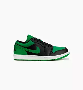 Air Jordan 1 Retro Low Lucky Green Mens Lifestyle Shoe - Black/Green