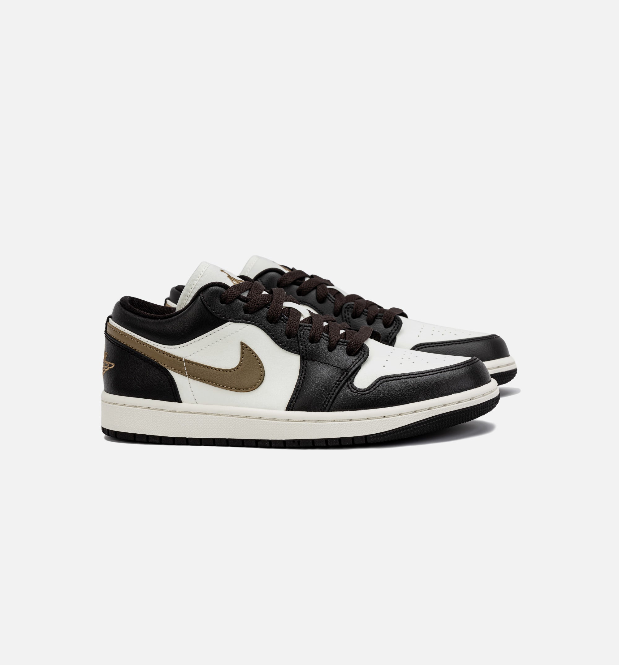 Air Jordan 1 Retro Low Shadow Brown Womens Lifestyle Shoe - Black/Brown