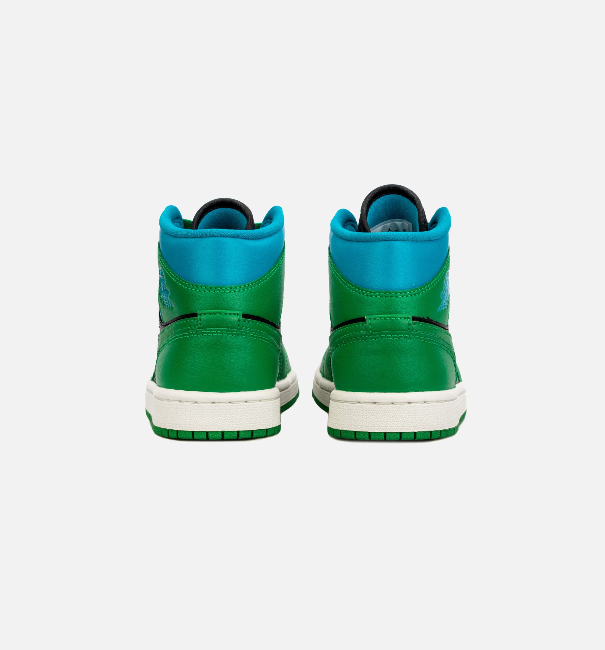 Air Jordan 1 Retro Mid Womens Lifestyle Shoe - Green/Blue