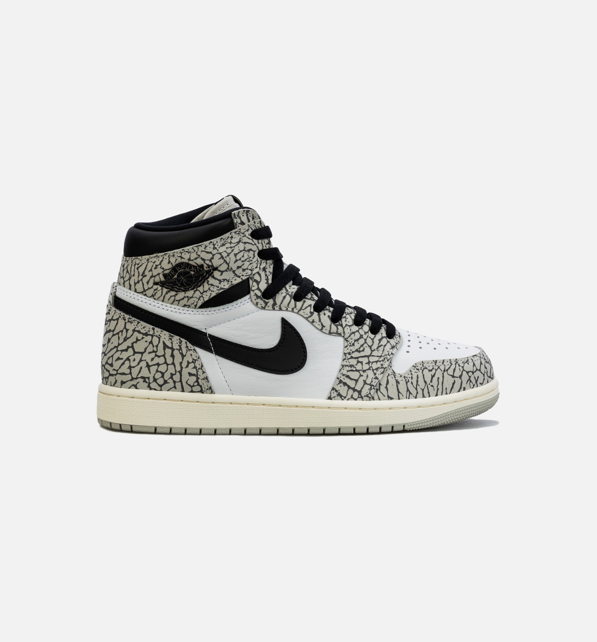 Air Jordan 1 Retro White Cement Mens Lifestyle Shoe - White/Grey