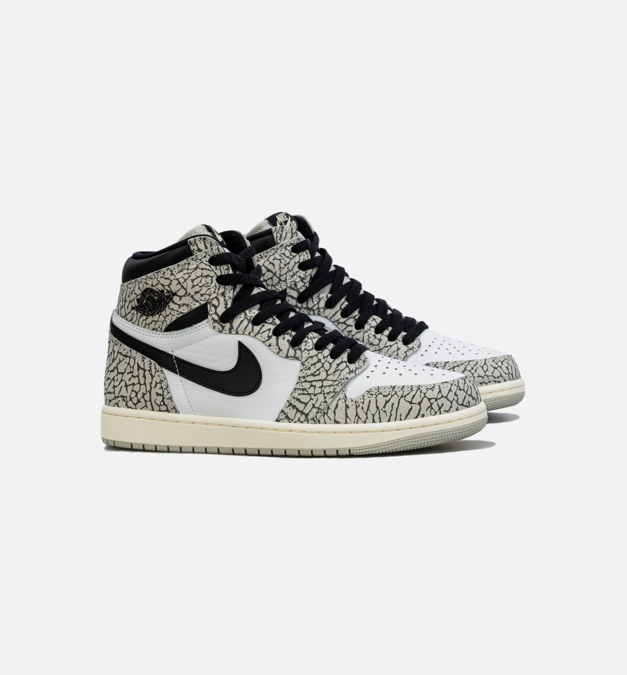 Air Jordan 1 Retro White Cement Mens Lifestyle Shoe - White/Grey