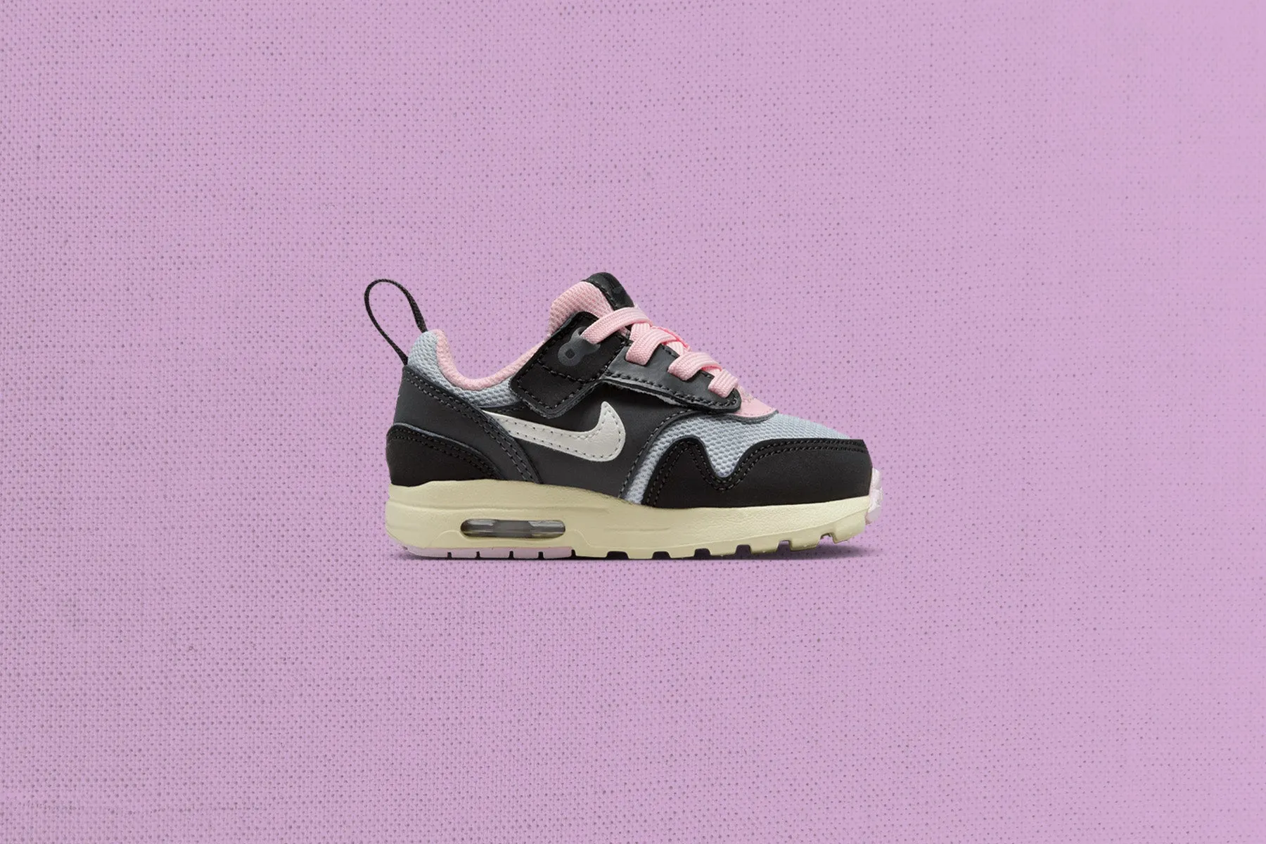 Air Max 1 EZ 'Pink Foam' (TD) - Black/Summit White/Anthracite