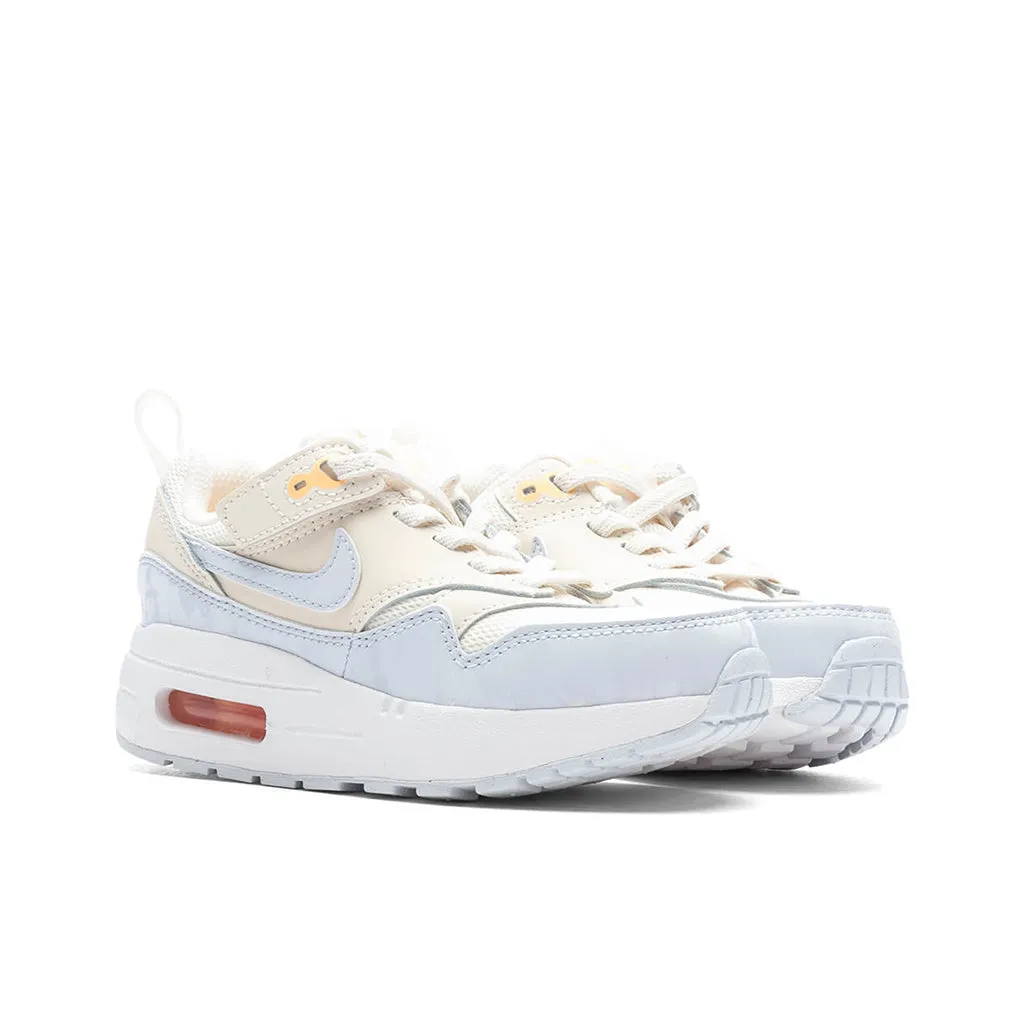 Air Max 1 EZ (PS) - Pale Ivory/Football Grey/Melon Tint