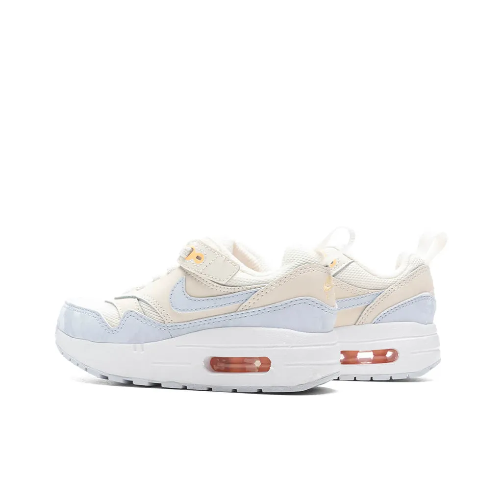 Air Max 1 EZ (PS) - Pale Ivory/Football Grey/Melon Tint