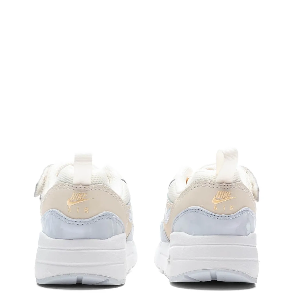 Air Max 1 EZ (PS) - Pale Ivory/Football Grey/Melon Tint