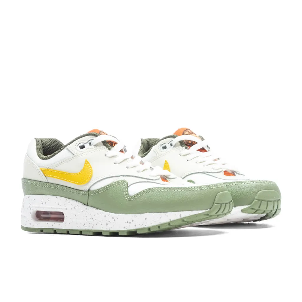 Air Max 1 SE (GS) - Summit White/Vivid Sulfur