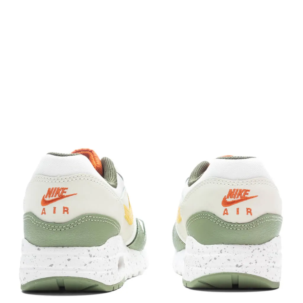 Air Max 1 SE (GS) - Summit White/Vivid Sulfur