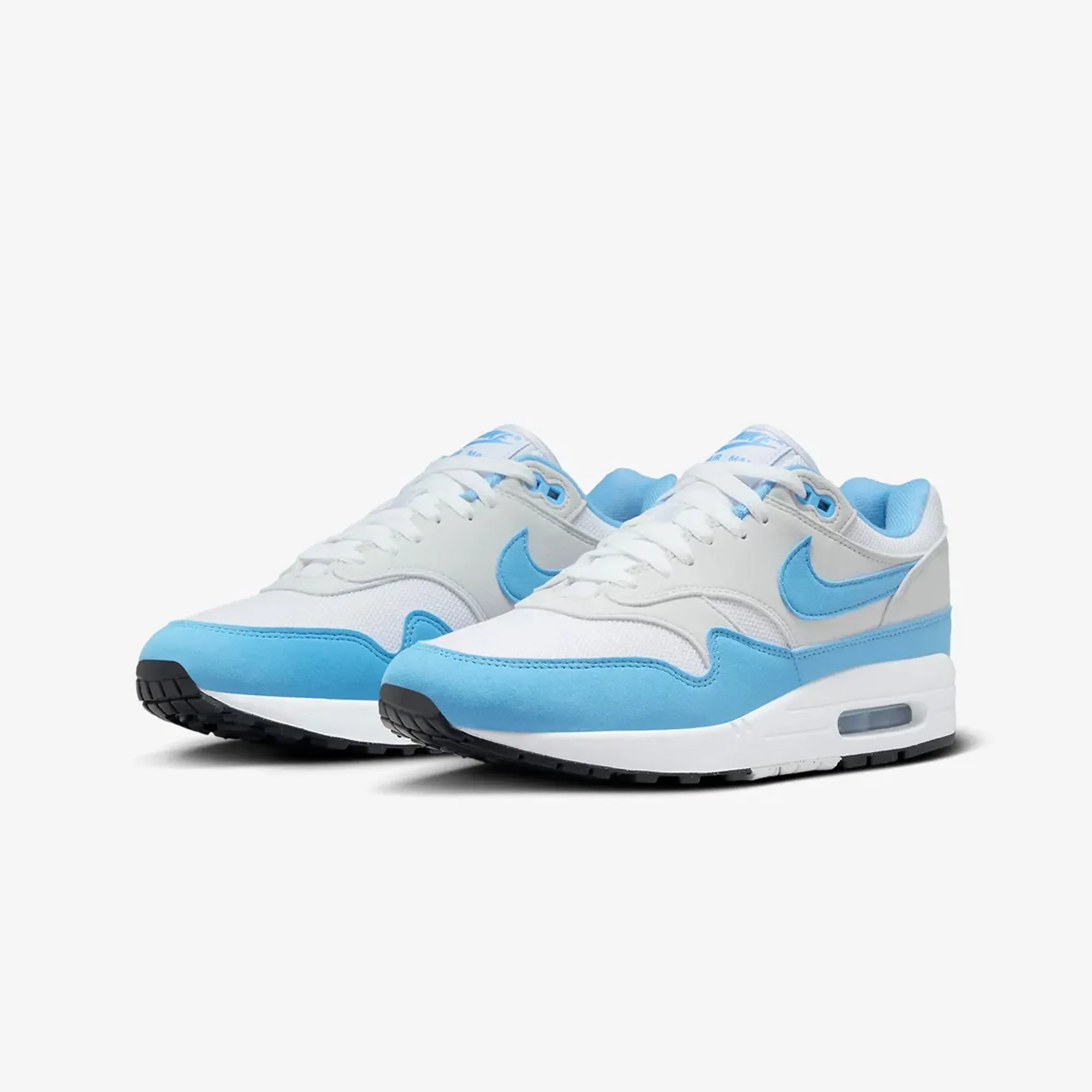 AIR MAX 1 'WHITE/UNIVERSITY BLUE-PHOTON DUST-BLACK'