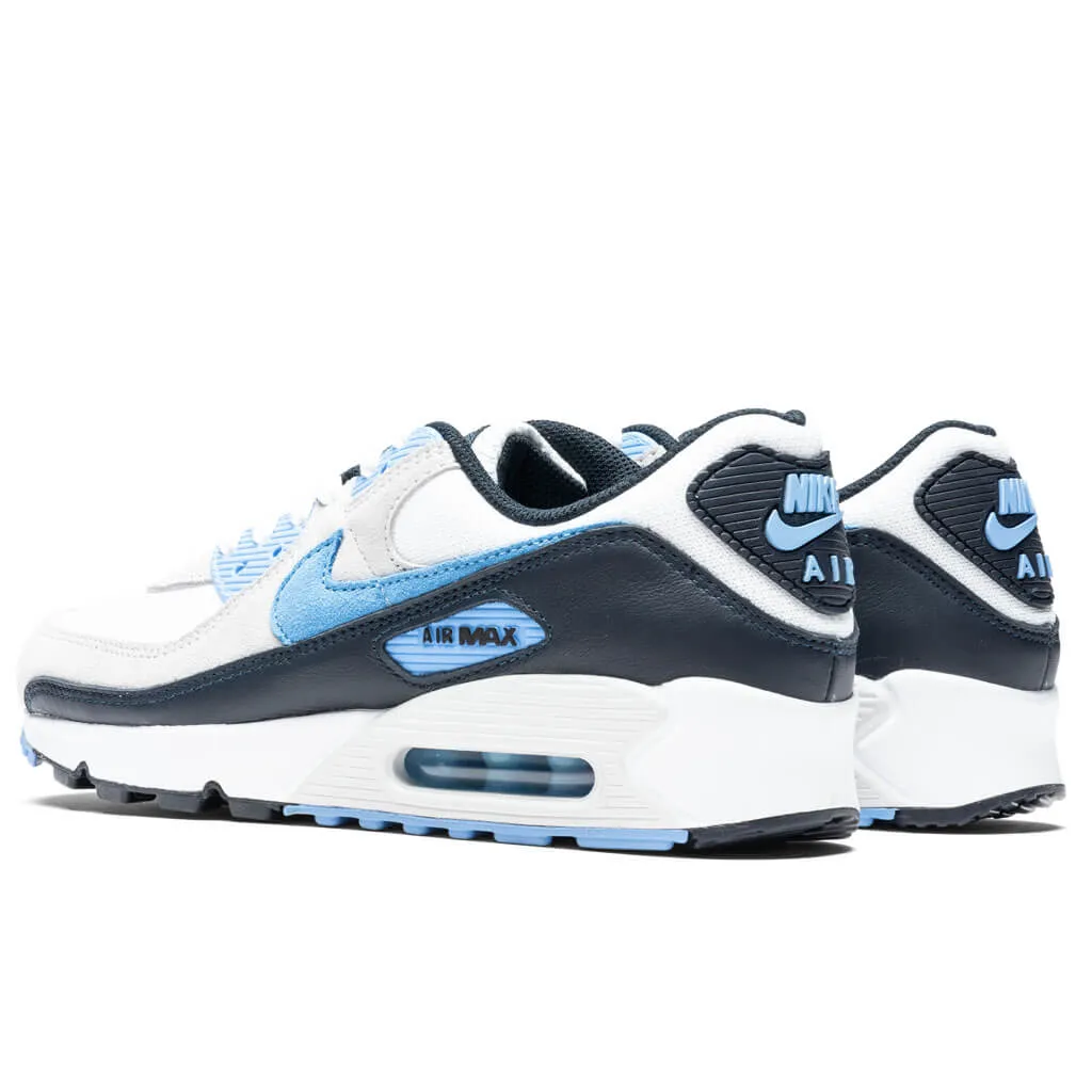 Air Max 90 - White/University Blue/Pure Platinum