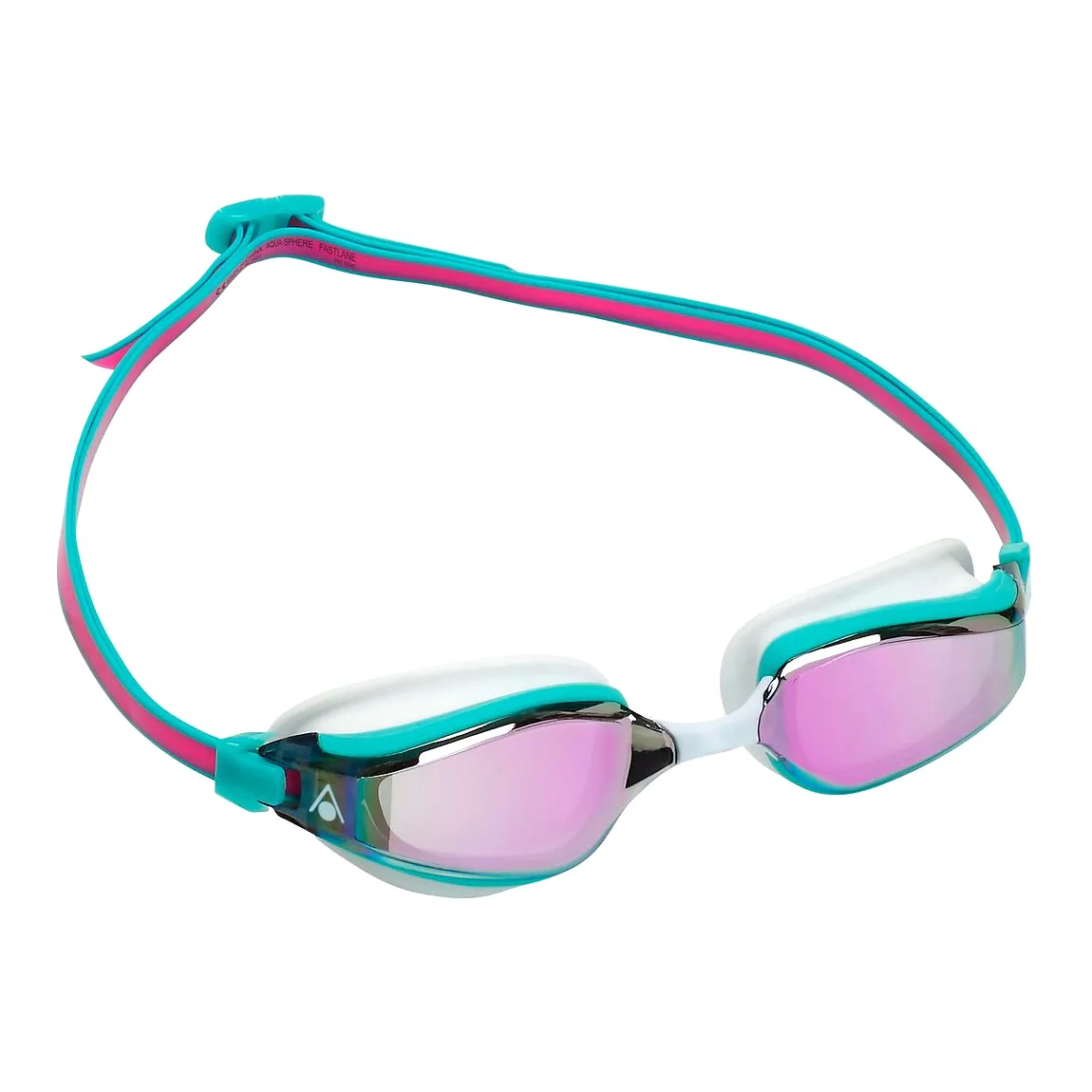 Aqua Sphere Fastlane - Pink Turquoise:Pink Titanium Mirrored