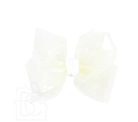 Beyond Creations - Large Waterproof Bow Clip in White