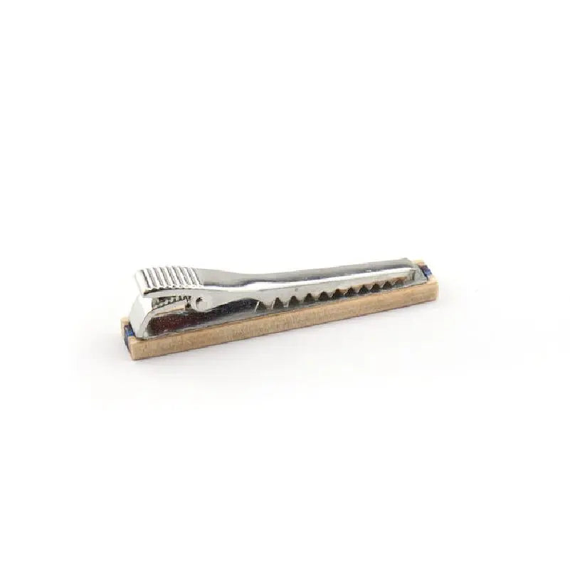 Blue Recycled Skateboard Tie Clip