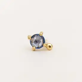 Blue Sapphire Aria Stud