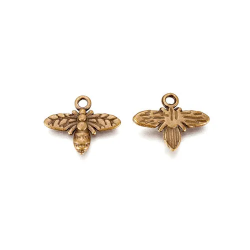 Charms, Tibetan Style, Bee, Antique Bronze, Alloy, 10mm