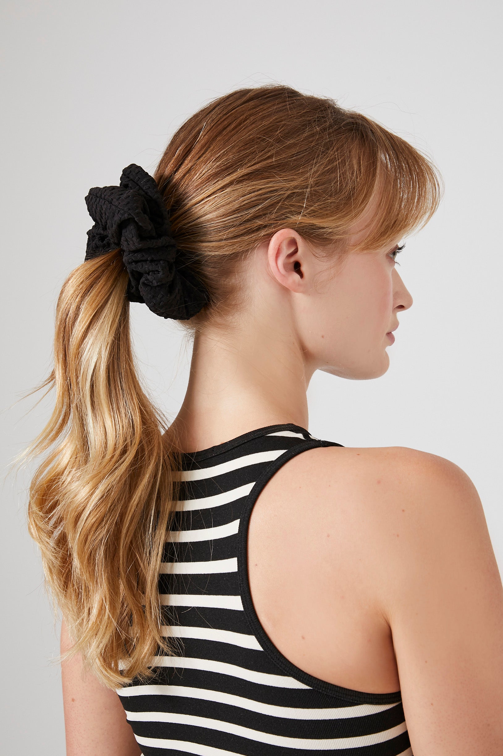 Clip-Dot Scrunchie