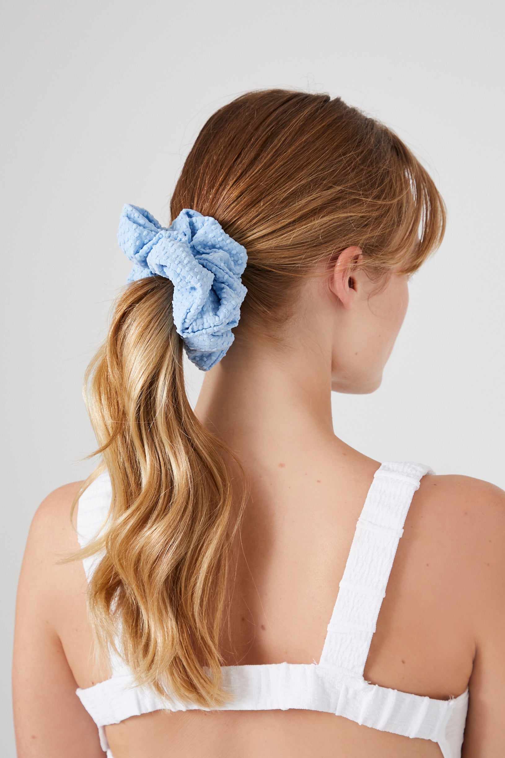 Clip-Dot Scrunchie