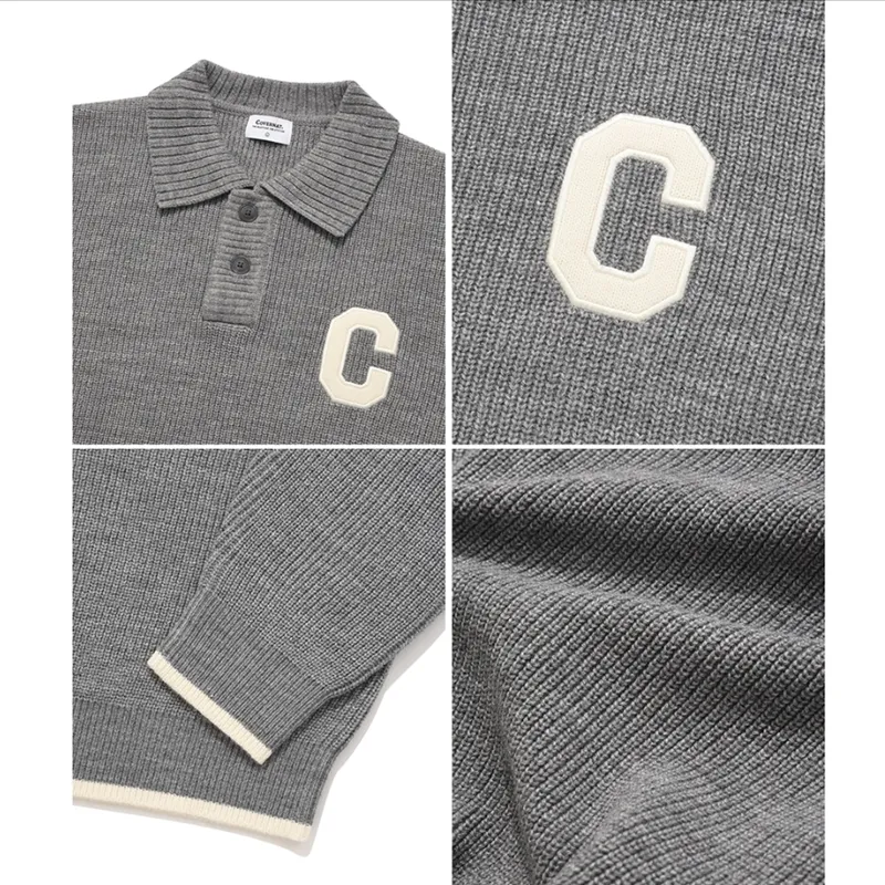 COVERNAT  |Street Style Logo V-neck & Crew neck