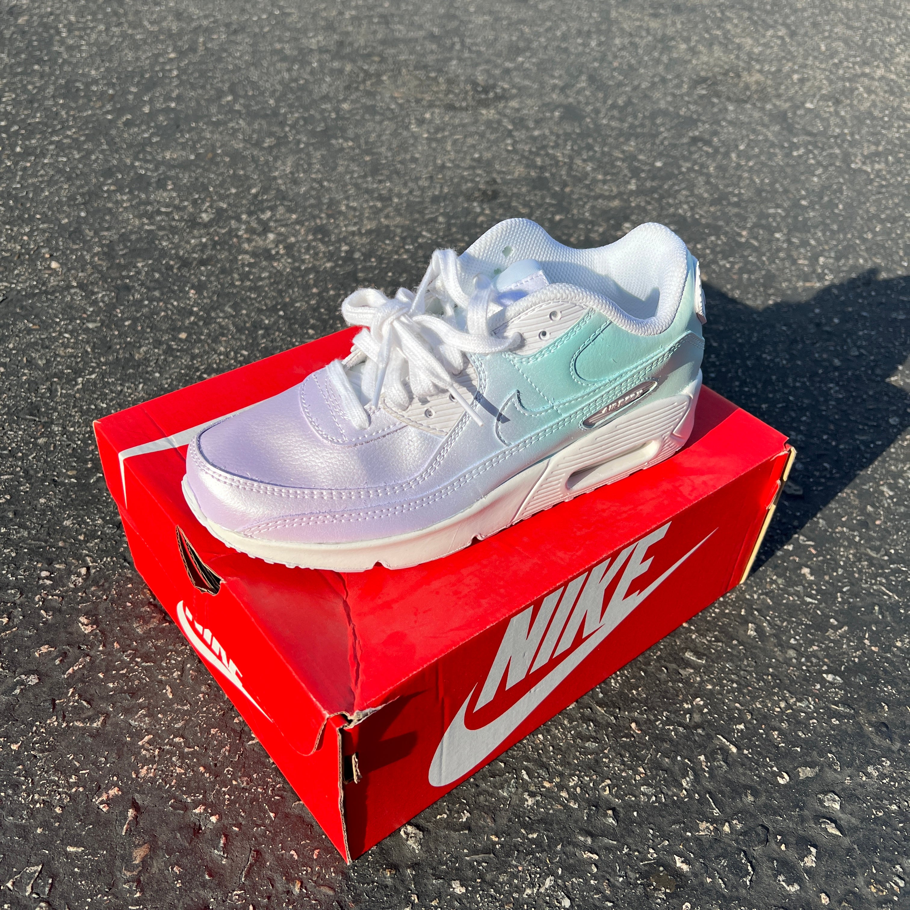 Custom NTWRK Air Max Day Gradient Air Max 90s