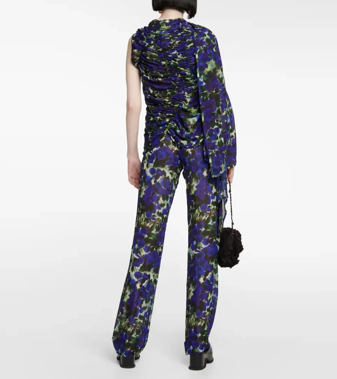 Dries Van Noten  |Flower Patterns Sleeveless Medium Party Style Elegant Style