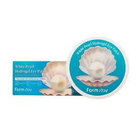 Farmstay White Pearl Hydrogel Eye Pads Patches 60 Sheets Wrinkles Mask