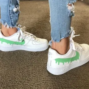 Green Drip Air Force 1 AF1 Custom