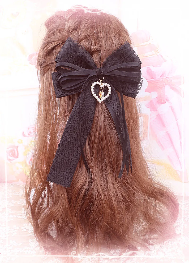 Japanese style big bowknot hair pin