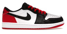 Jordan 1 Low Black Toe