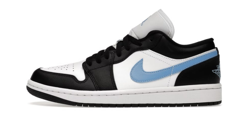 Jordan 1 Low Black University Blue White (W)