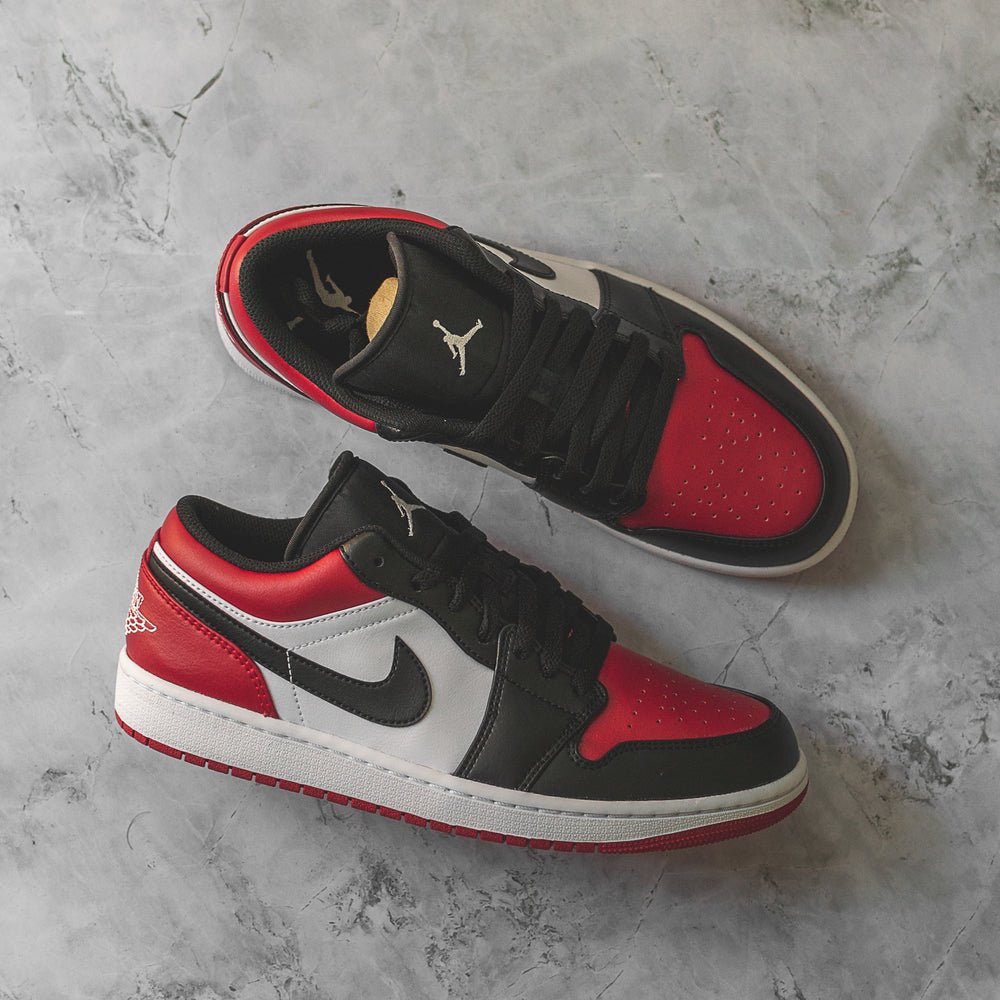 Jordan 1 Low Bred Toe